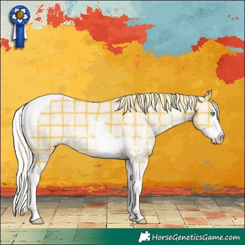 Horse Color:Plaid  Silver Perlino Dun Sabino Tobiano Rabicano 