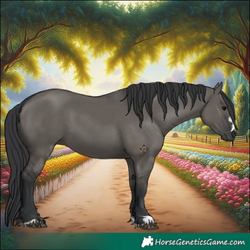 Horse Color:Grullo 
