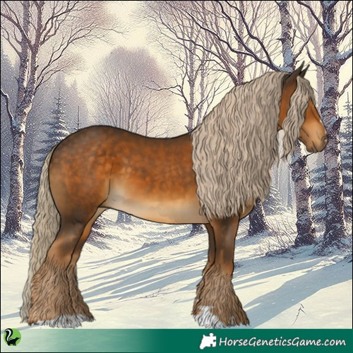 Horse Color:Chocolate Palomino 