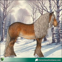 Horse Color:Chocolate Palomino 