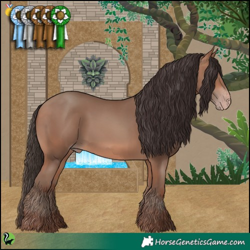 Horse Color:Sable Champagne 