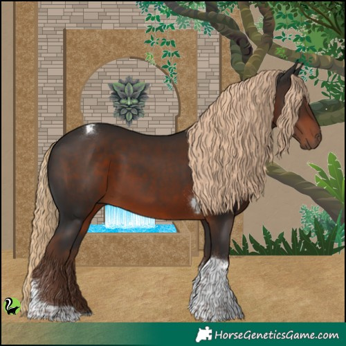 Horse Color:Liver Chestnut Tobiano 