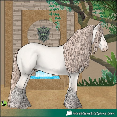 Horse Color:Perlino Dun 