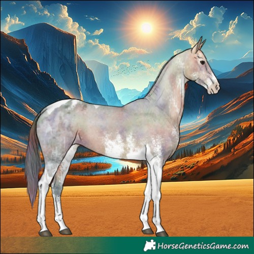 Horse Color:Nacre White Spotted Brown Ice Tobiano Appaloosa 