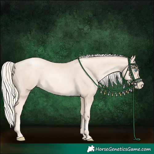 Horse Color:Gold Cream Champagne Pearl 