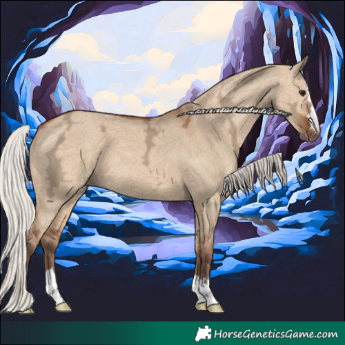 Horse Color:Silver Bay Ice Dun 
