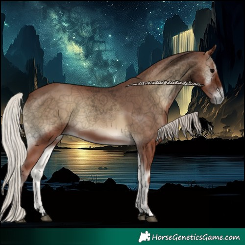 Horse Color:Void Silver Blue Onyx 