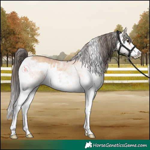 Horse Color:White Spotted Bay Splash  and White Spotted Amber Champagne Splash 