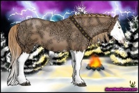 Horse Color:Liver Chestnut Ice Pearl Splash