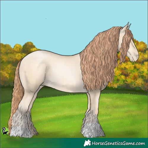 Horse Color:Classic Cream Champagne Pearl 