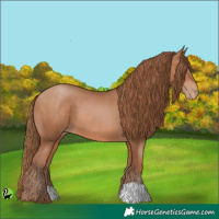 Horse Color:Brown Pearl 