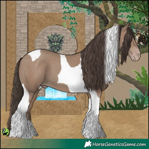 Horse Color:Classic Champagne Tobiano 