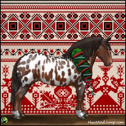 Horse Color:Liver Chestnut Near Leopard 