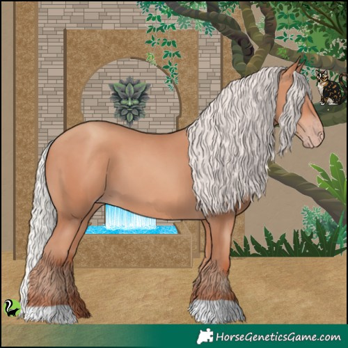 Horse Color:Silver Sable Champagne