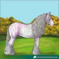 Horse Color:Watercolor Red Onyx Ice Pearl 