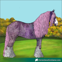 Horse Color:Watercolor Bay Ice 