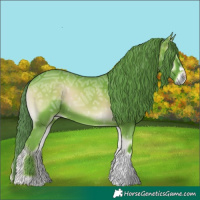 Horse Color:Watercolor Red Onyx Ice 