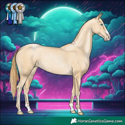 Horse Color:Smoky Black Pearl Splash 