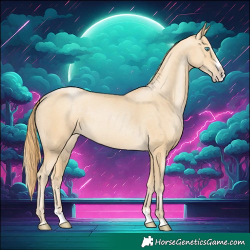 Horse Color:Smoky Black Pearl Splash 