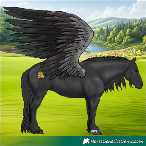 Horse Color:Black 