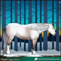 Horse Color:Gray Bay Tobiano 