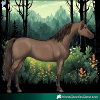 Horse Color:Liver Red Dun 