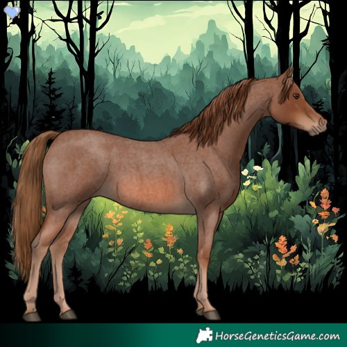 Horse Color:Red Roan 
