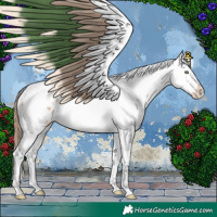 Horse Color:White Spotted Brown Pearl Dun Tobiano Frame Varnish 