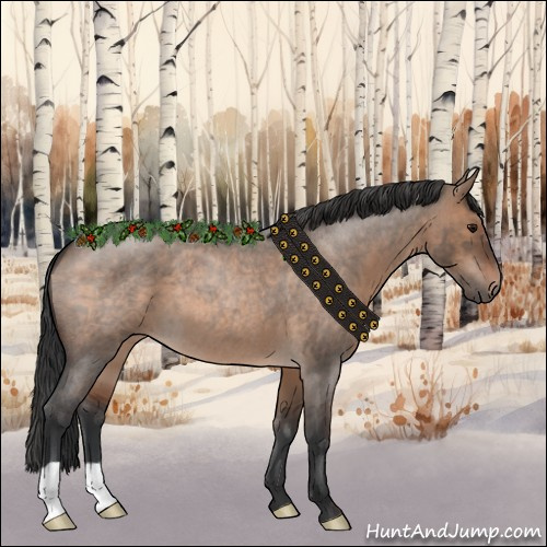 Horse Color:Brown Roan Dun 