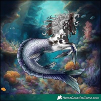 Horse Color:White Spotted Midnight Chocolate Brown Chinchilla Tobiano 