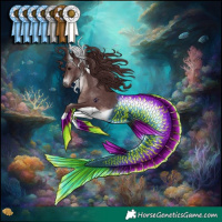 Horse Color:Platinum Chocolate Brown Tobiano 