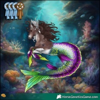 Horse Color:Platinum Chocolate Brown Tobiano 