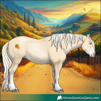 Horse Color:Palomino Pearl  and Palomino Pearl 