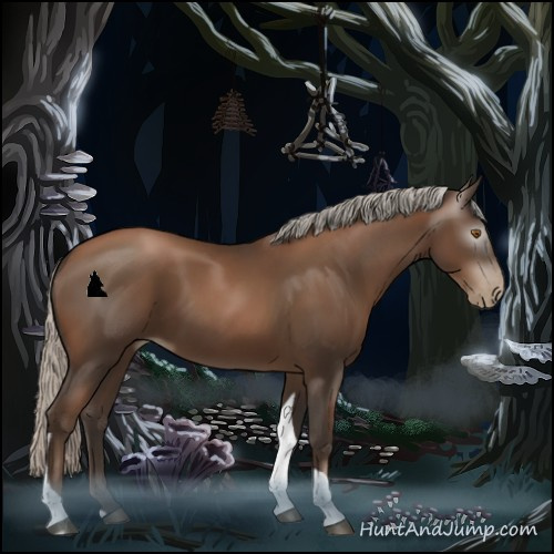 Horse Color:Gray Silver Black Pearl Tobiano