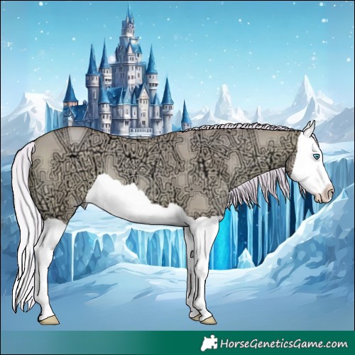 Horse Color:Watercolor Silver Amber Champagne Ice Dun Splash 