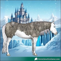 Horse Color:Watercolor Silver Amber Champagne Ice Dun Splash