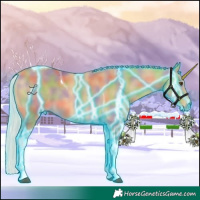 Horse Color:Nacre Thunderstruck Silver Buckskin Dun Tobiano 