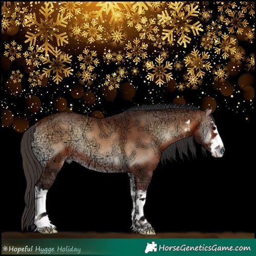 Horse Color:White Spotted Bay Ice Onyx 
