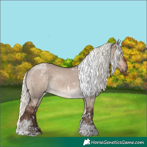 Horse Color:Liver Red Dun Mushroom Tobiano Rabicano 