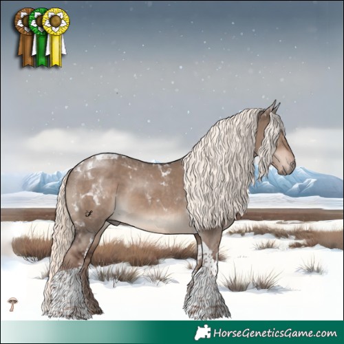 Horse Color:Liver Red Dun Mushroom Tobiano Rabicano 