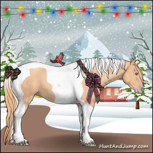 Horse Color:Gold Champagne Tobiano