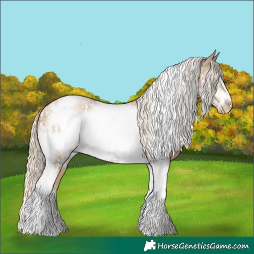 Horse Color:Chocolate Palomino Pearl Tobiano Frame  and Chocolate Palomino Pearl Tobiano Frame 