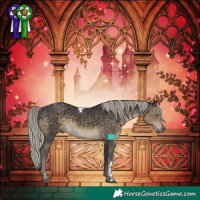 Horse Color:Silver Smoky Black Tobiano 