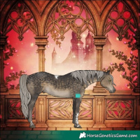 Horse Color:Silver Smoky Black Tobiano 