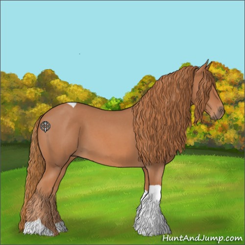 Horse Color:Red Roan Tobiano 