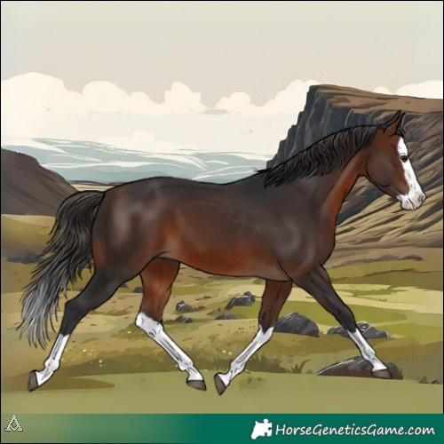 Horse Color:Bay Splash 