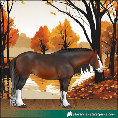 Horse Color:Brown Splash 