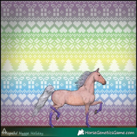 Horse Color:Watercolor Silver Bay Roan 