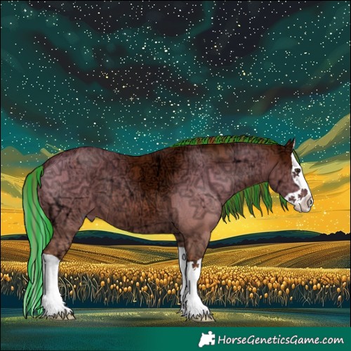 Horse Color:Painted Chestnut Ice Splash 