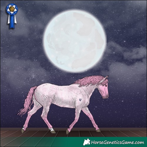 Horse Color:Watercolor Smoky Blue Roan 